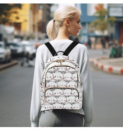 Small Backpack for Women Travel Bag Cute Kitten Cat Daypack Purse Fashion Shoulder Bag Rucksack Medium A318 $10.40 Backpacks