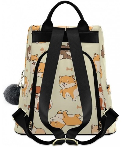 Vintage Flamingo Women Anti-theft Backpack Lightweight Daypack Cute Dogs $17.63 Backpacks