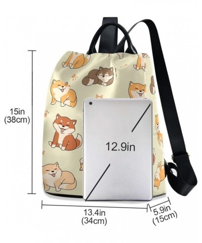 Vintage Flamingo Women Anti-theft Backpack Lightweight Daypack Cute Dogs $17.63 Backpacks