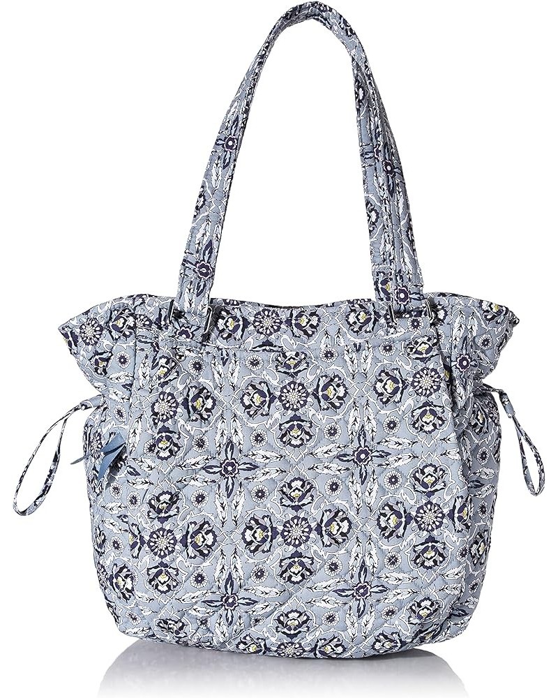 Women's Cotton Glenna Satchel Purse Plaza Tile - Recycled Cotton $24.60 Satchels