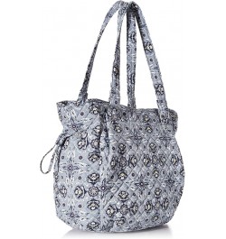 Women's Cotton Glenna Satchel Purse Plaza Tile - Recycled Cotton $24.60 Satchels