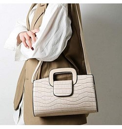 Top Handle Satchel Women Vintage Flap Tote Clutch Handbag Crossbody Shoulder Bag Purse Y-vogue Cream $19.31 Totes