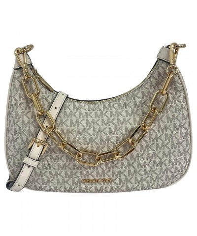 Large Cora Shoulder Chain Zip Bag (Lt Cream Multi) $62.04 Shoulder Bags