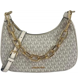 Large Cora Shoulder Chain Zip Bag (Lt Cream Multi) $62.04 Shoulder Bags