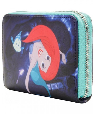 Disney The Little Mermaid Princess Scenes Series Zip Around Wallet The Little Mermaid One Size $13.13 Wallets