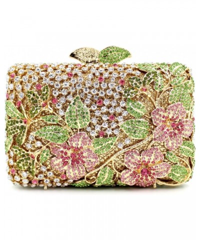 Women's Handbags Formal Dinner Handbags Women Wedding Bridal Crystal Floral Evening Bags Diamond Flower Clutch Purse $110.63 ...