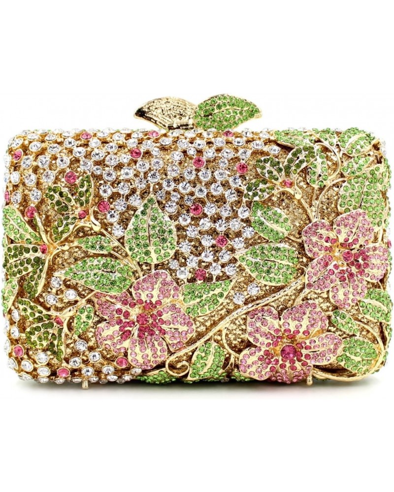 Women's Handbags Formal Dinner Handbags Women Wedding Bridal Crystal Floral Evening Bags Diamond Flower Clutch Purse $110.63 ...