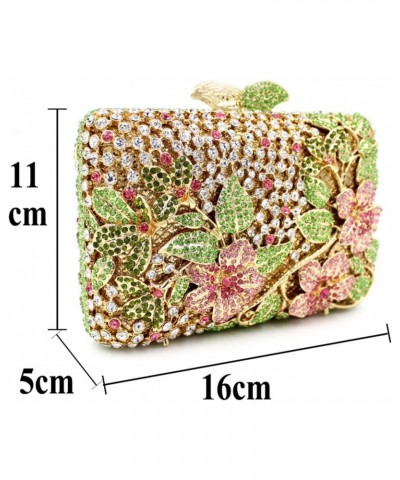 Women's Handbags Formal Dinner Handbags Women Wedding Bridal Crystal Floral Evening Bags Diamond Flower Clutch Purse $110.63 ...