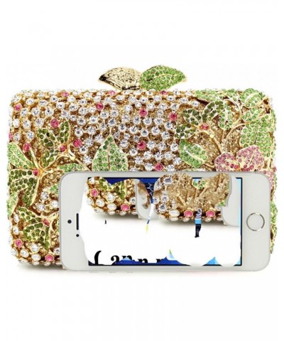 Women's Handbags Formal Dinner Handbags Women Wedding Bridal Crystal Floral Evening Bags Diamond Flower Clutch Purse $110.63 ...