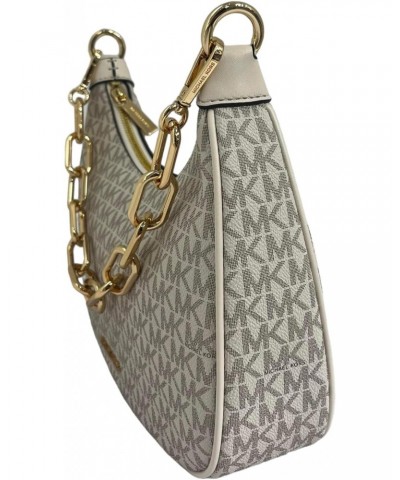 Large Cora Shoulder Chain Zip Bag (Lt Cream Multi) $62.04 Shoulder Bags