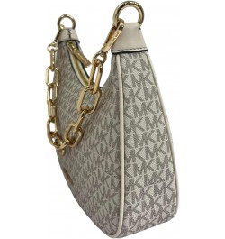 Large Cora Shoulder Chain Zip Bag (Lt Cream Multi) $62.04 Shoulder Bags