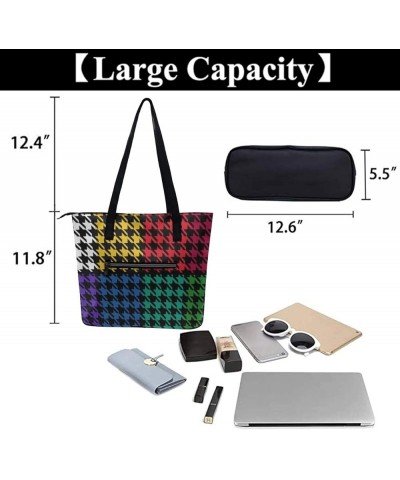 Leather Big Purses And Handbags Big Commuter Bag Large Capacity Work Tote Bags Color128 $13.99 Shoulder Bags