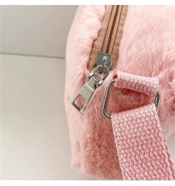 Plush Bear Crossbody Bag Cute Shoulder Bag Small Purse for Women with Zipper Closure and Adjustable Shoulder Strap Brown $9.8...