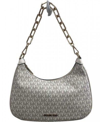 Large Cora Shoulder Chain Zip Bag (Lt Cream Multi) $62.04 Shoulder Bags