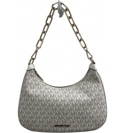 Large Cora Shoulder Chain Zip Bag (Lt Cream Multi) $62.04 Shoulder Bags