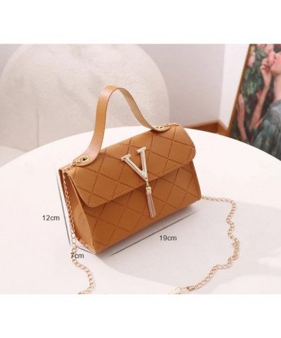 Diamond Embossed Shoulder Bag Orange $11.75 Shoulder Bags