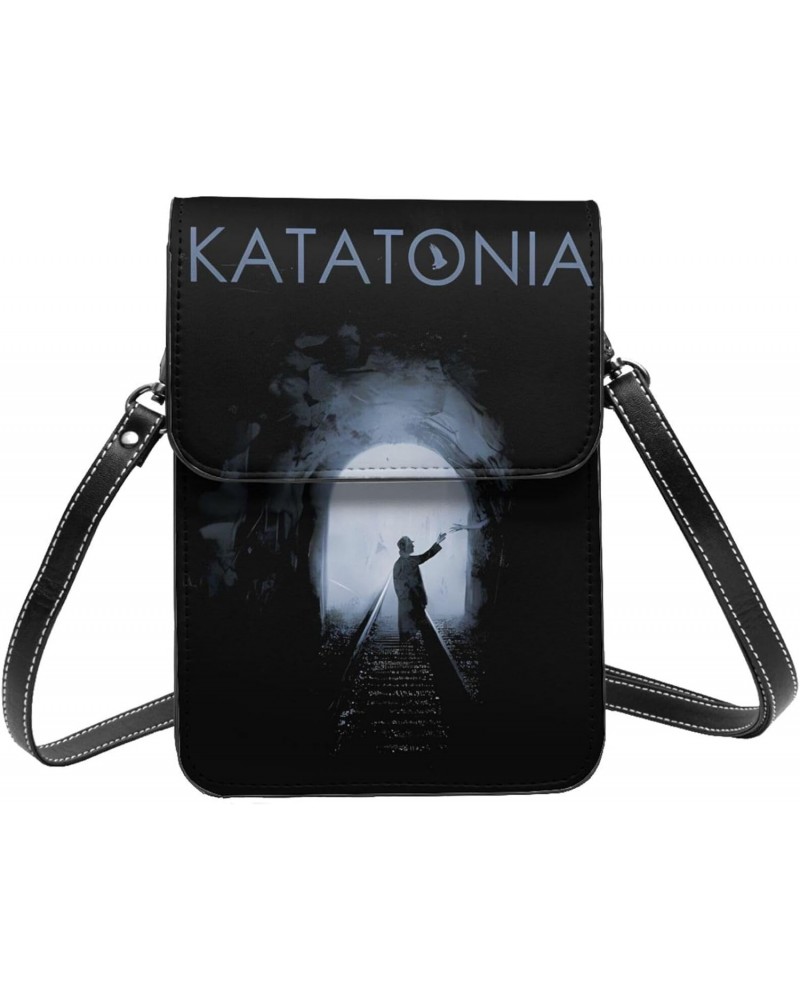 Small Cell Phone Crossbody Purse Katatonia Band Woman'S Fashion Mini Shoulder Handbag 7.5x5.3 Inches $16.19 Crossbody Bags