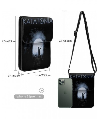 Small Cell Phone Crossbody Purse Katatonia Band Woman'S Fashion Mini Shoulder Handbag 7.5x5.3 Inches $16.19 Crossbody Bags