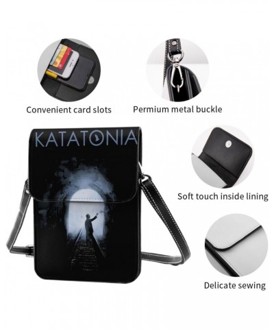 Small Cell Phone Crossbody Purse Katatonia Band Woman'S Fashion Mini Shoulder Handbag 7.5x5.3 Inches $16.19 Crossbody Bags