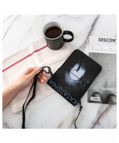 Small Cell Phone Crossbody Purse Katatonia Band Woman'S Fashion Mini Shoulder Handbag 7.5x5.3 Inches $16.19 Crossbody Bags