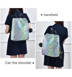 Rainbow Color Marble Backpack Purse for Women Travel Casual Daypack College Bookbag Work Business Ladies Shoulder Bag $24.07 ...