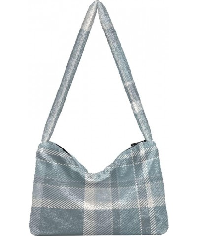 Tartan Scotland Plaid Women's Shoulder Purse, Fluffy Tote Girls Crossbody Hobo Handbag Tartan Scotland Plaid1 $10.08 Totes