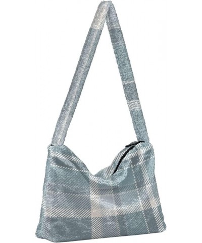 Tartan Scotland Plaid Women's Shoulder Purse, Fluffy Tote Girls Crossbody Hobo Handbag Tartan Scotland Plaid1 $10.08 Totes