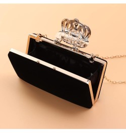 2pcsbag Handbag Clutch Dinner Banquet Ladies Party Diamond Rhinestone Bag Evening Wedding Black $18.76 Evening Bags