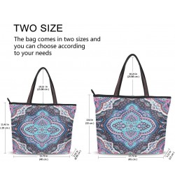 Woman Tote Bag Bohemian Mandala Aztec Shoulder Handbag for Work Travel Business Beach Shopping $11.89 Shoulder Bags