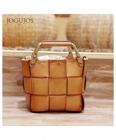 Bags Women New Retro Leather Handbags Multifunctional Portable Messenger Bag Hand-Woven Handbags 8786lvse $34.69 Shoulder Bags