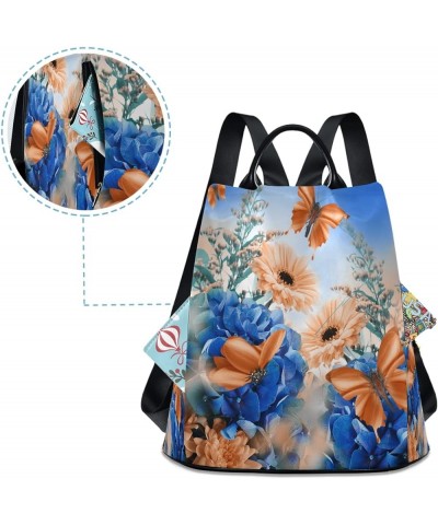 Boho Flower Goledn Mandala Floral Women Backpack Anti Theft Back Pack Shoulder Fashion Bag Purse Multicolor14 $12.54 Backpacks