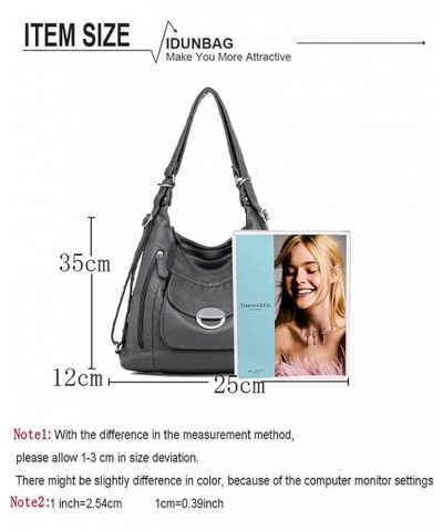 Luxury Designer Handbags for Women Shoulder Bag Large Capacity Soft Leather Handbag Double Zipper Bag (Color : Black, Size : ...