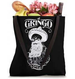 El Gringo loco funny mexican skeleton spanish Art Design Tote Bag $16.20 Totes