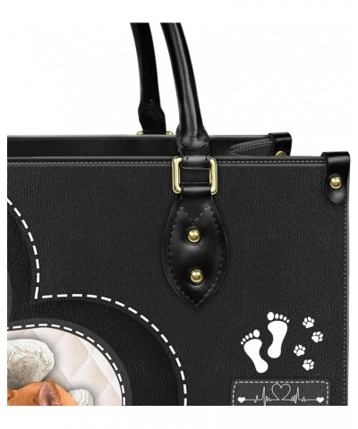 Shiba Inu Leather Bag Women Fashion Synthetic Leather Handbags Shoulder Bag For Dog Lover Style 1 $36.58 Totes