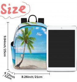 Summer Beach Palm Tree Mini Backpack for Women Girls, Small Backpack Purse Travel Casual Daypack Lightweight Shoulder Bag $22...