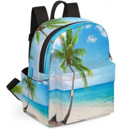 Summer Beach Palm Tree Mini Backpack for Women Girls, Small Backpack Purse Travel Casual Daypack Lightweight Shoulder Bag $22...