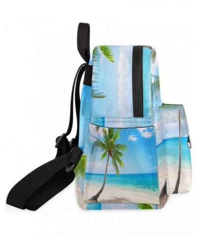 Summer Beach Palm Tree Mini Backpack for Women Girls, Small Backpack Purse Travel Casual Daypack Lightweight Shoulder Bag $22...