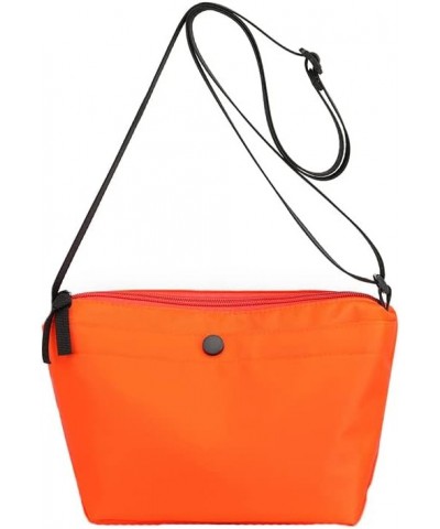 Women's Crossbody Bag Nylon Shouder Hobo Bag Small Totes Casual Handbag Phone Purse Orange $13.00 Totes