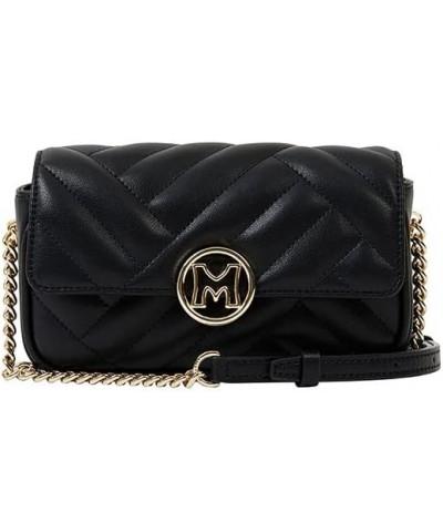 Women's Neobella Bag Mini Cross bag M213MQ3080Z Black MC Snap Button Type $108.36 Shoulder Bags