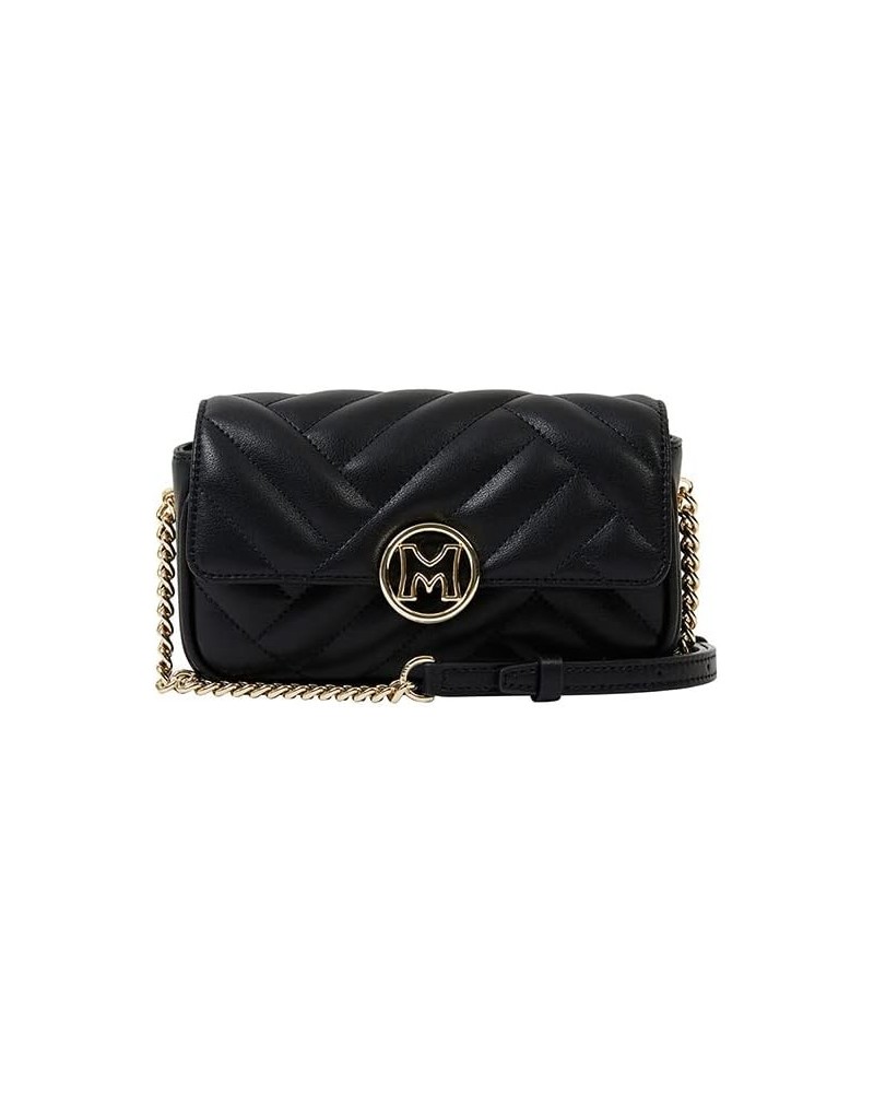 Women's Neobella Bag Mini Cross bag M213MQ3080Z Black MC Snap Button Type $108.36 Shoulder Bags