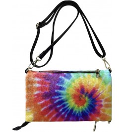 Leather Crossbody Purse for Women Long Over the Shoulder Purses Handbags Tie Dye $16.40 Shoulder Bags