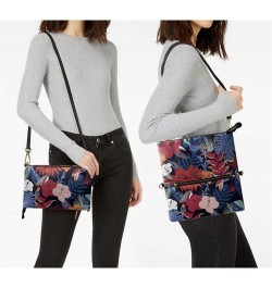 Leather Crossbody Purse for Women Long Over the Shoulder Purses Handbags Tie Dye $16.40 Shoulder Bags