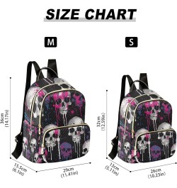 Chinese New Year Dragon Dance Polyester Backpack Quilted Backpack Purse for Women Skulls Painted on Black Medium $17.49 Backp...