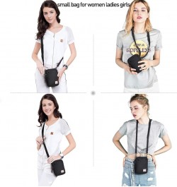 Mini Crossbody Bag Shoulder Bag for Men, Small Messenger Satchel Bag for Women Black $11.00 Shoulder Bags