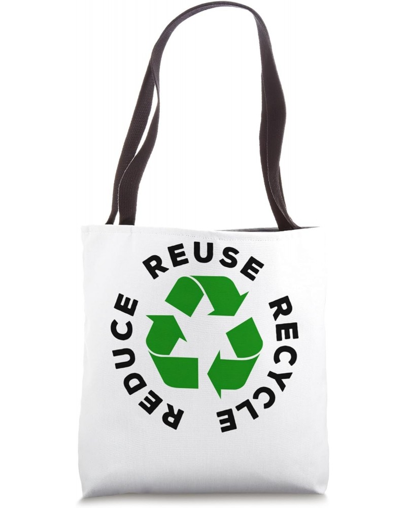 Reduce Reuse Recycle Earth Day 2024 Tote Bag $9.84 Totes