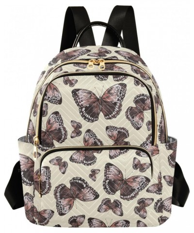 Butterflies Fashion Backpack Purse for Women Multipurpose Casual Daypack with Multi Pockets & Secured Zipper Ladies Gift for ...