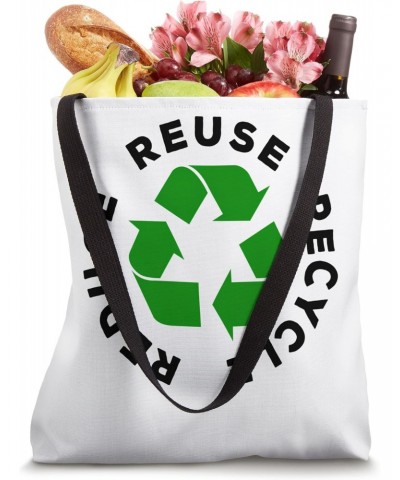 Reduce Reuse Recycle Earth Day 2024 Tote Bag $9.84 Totes