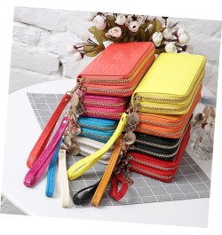 Woman Wallet Kids Purse Ladies Wallet Womens Purse Vintage Wallet Miss Handbag Long Medium Yellowx2pcs $29.70 Wallets