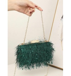 Clutch Purses for Women Evening Bag Tassel Hobo Handbag Shouder Crossbody Bag with Chain for Wedding Party Silver $12.38 Even...