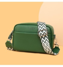 Crossbody Bag for Women, Genuine Leather Handbag Adjustable Wide Strap Ladies Cross Body Bag Green $19.68 Crossbody Bags